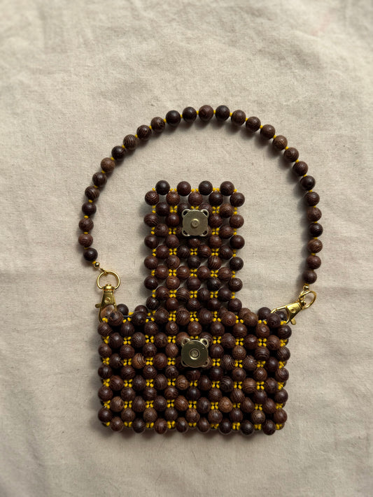 Friar Faithful - Handmade Beaded Card Holder Bag