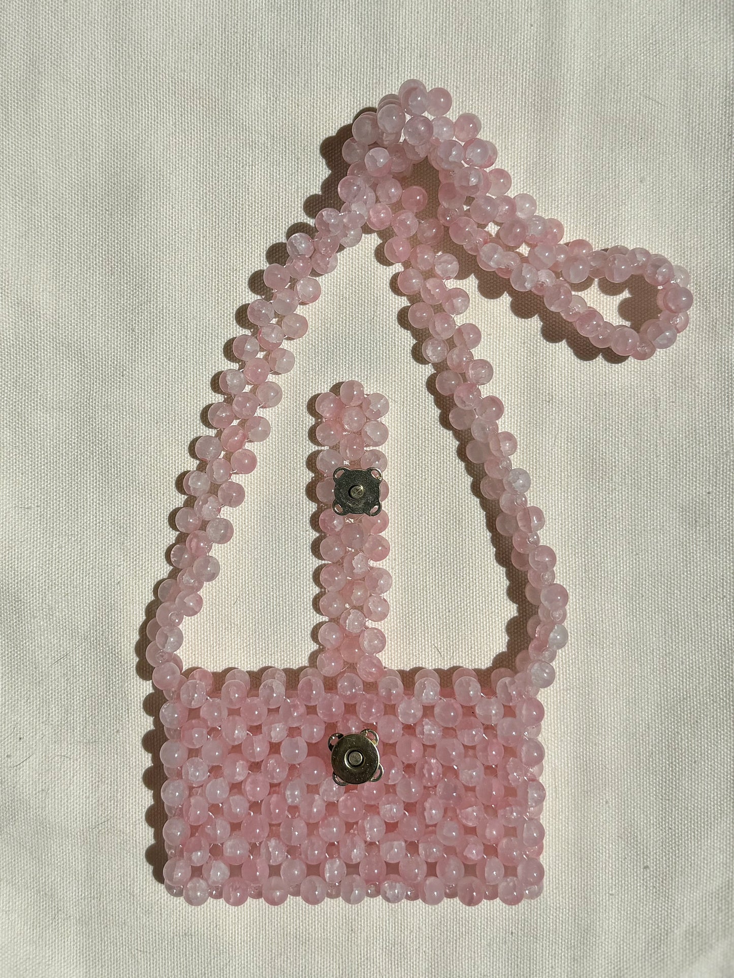 Petal - Handmade Beaded Card Holder Bag