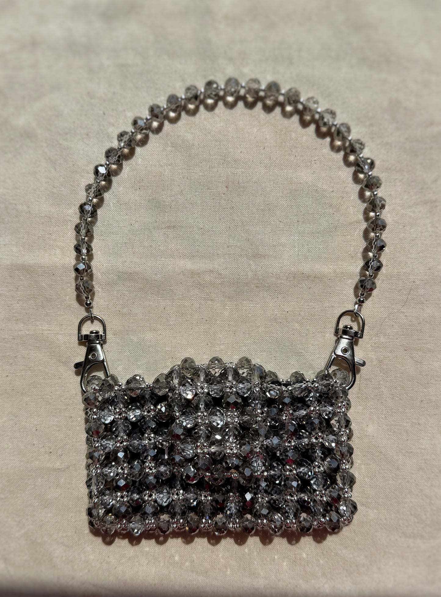 Britney — Handmade Beaded Card Holder Bag