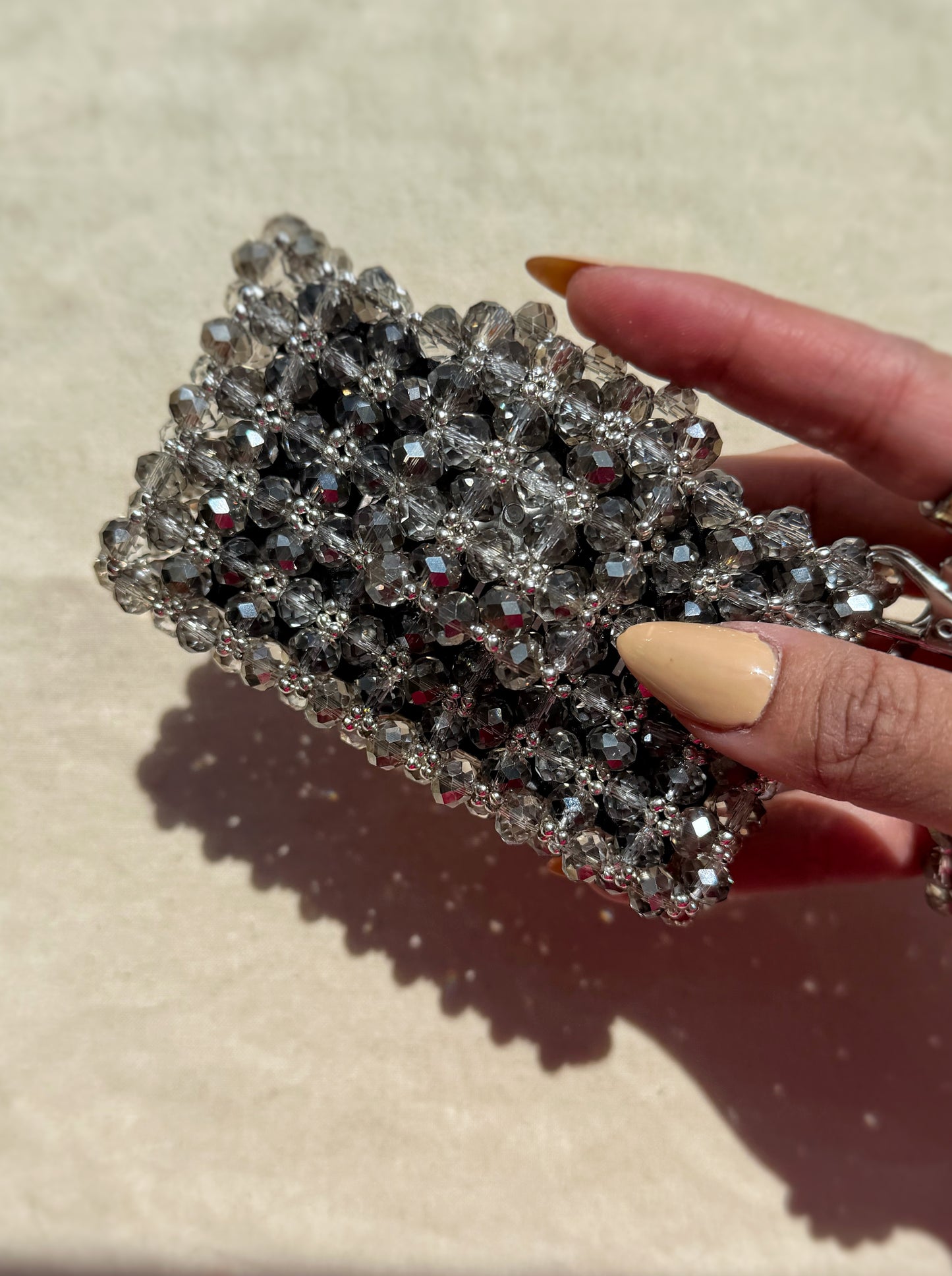 Britney — Handmade Beaded Card Holder Bag