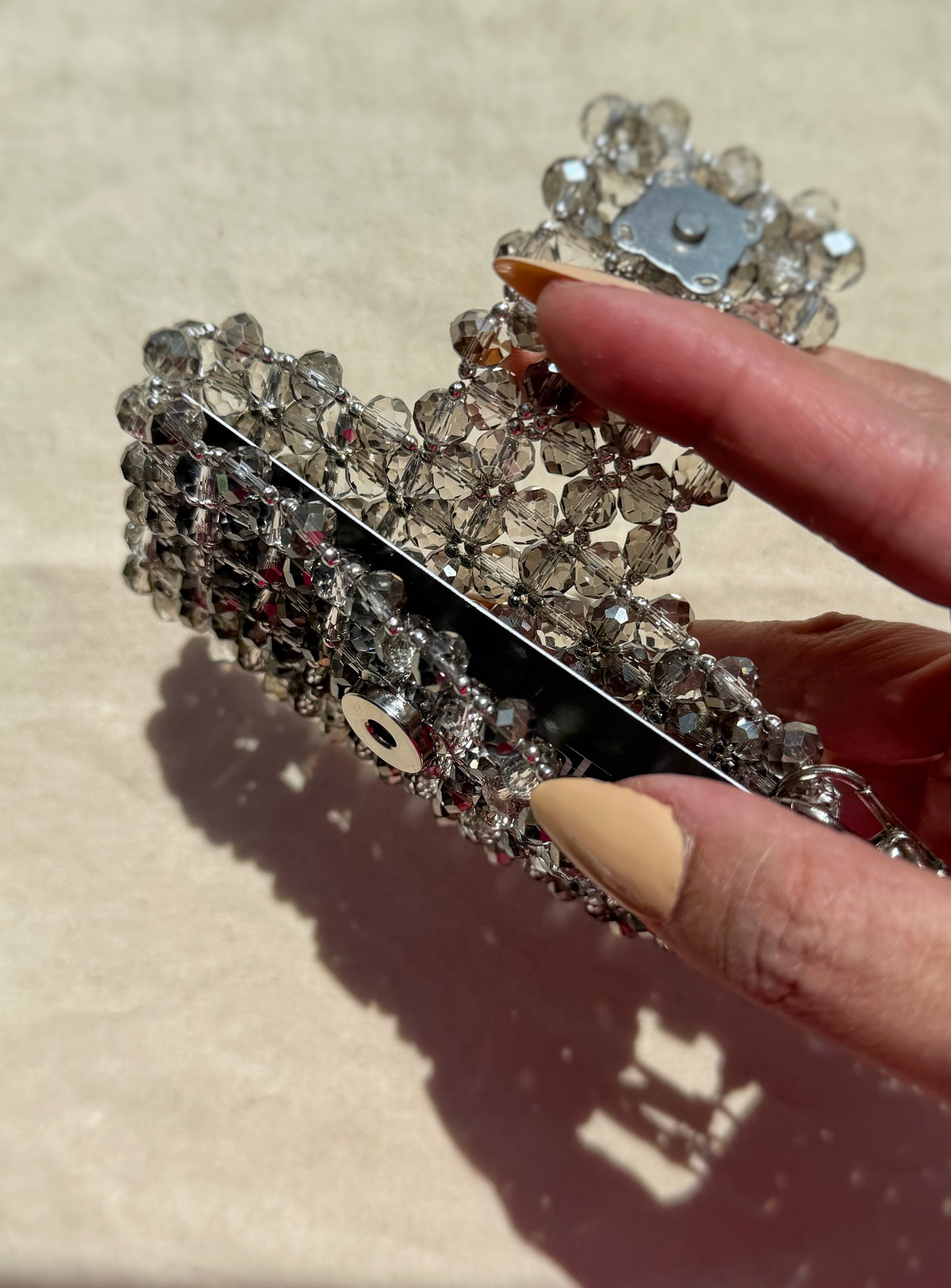 Britney — Handmade Beaded Card Holder Bag