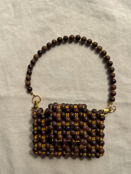 Friar Faithful - Handmade Beaded Card Holder Bag