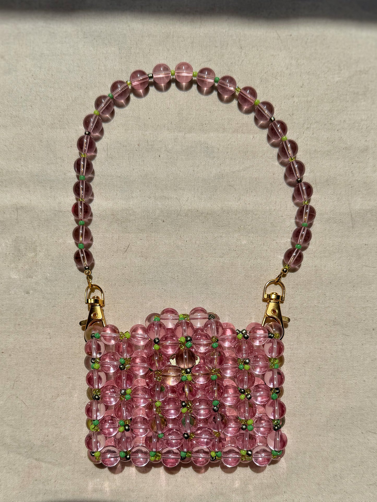 Wanda - Handmade Beaded Card Holder Bag
