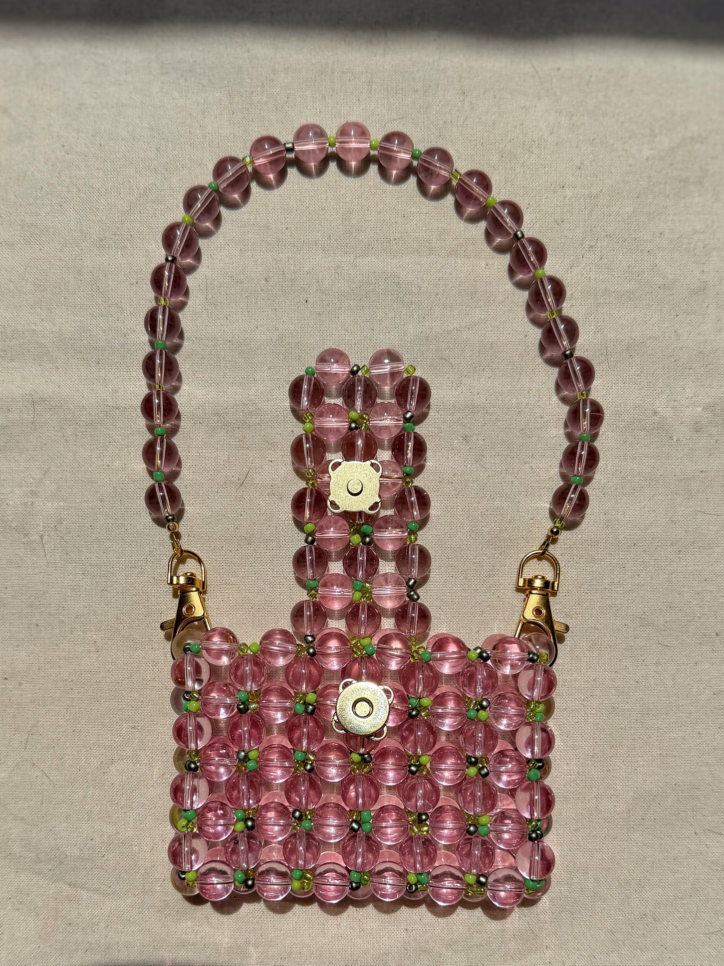 Wanda - Handmade Beaded Card Holder Bag
