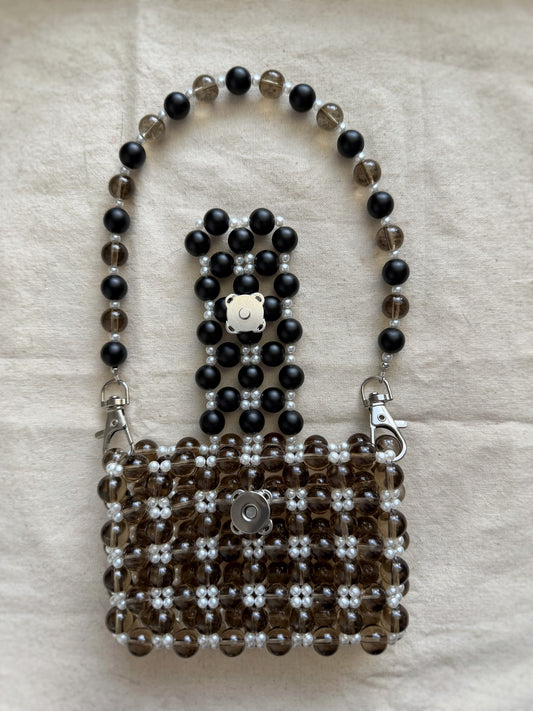 Rosario - Handmade Beaded Card Holder Bag