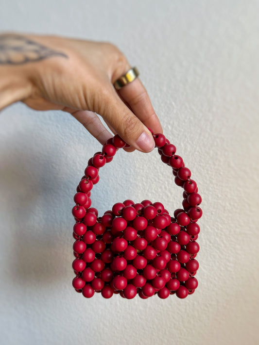 RosieXL I Custom Order I Handmade Beaded Phone Carrier Bag