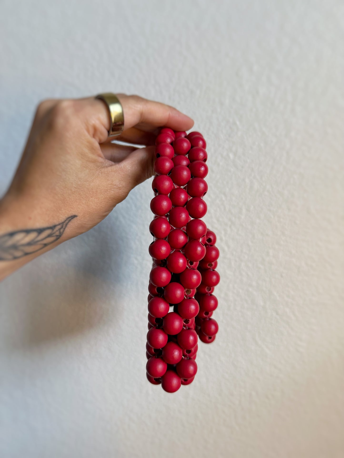 Rosie - Handmade Beaded Card Holder Bag