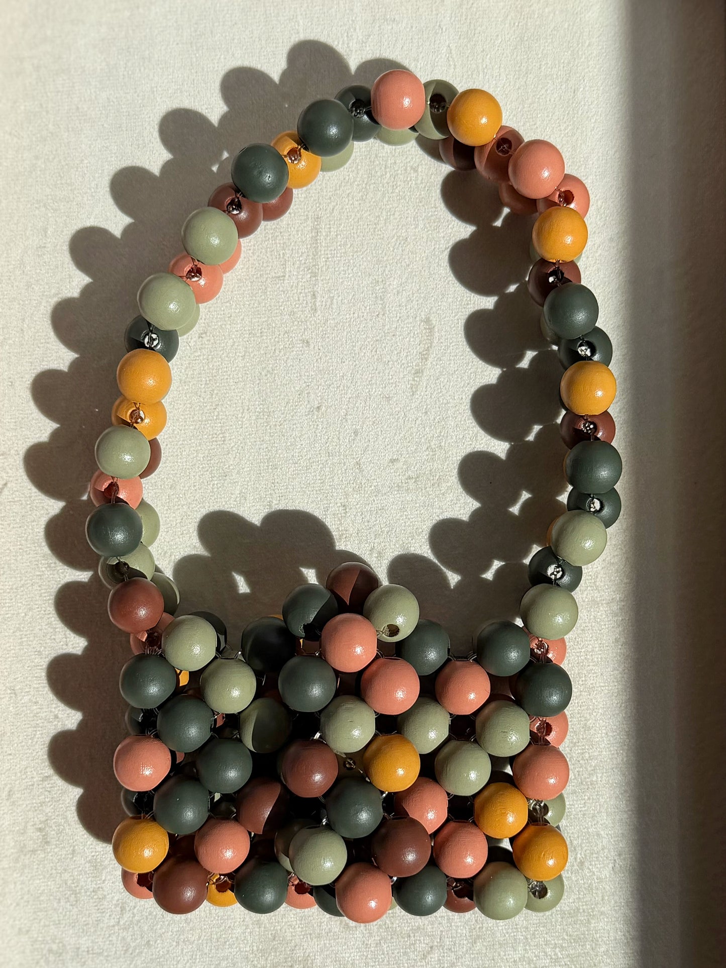 Harvest Mini - Handmade Beaded Card Holder Bag