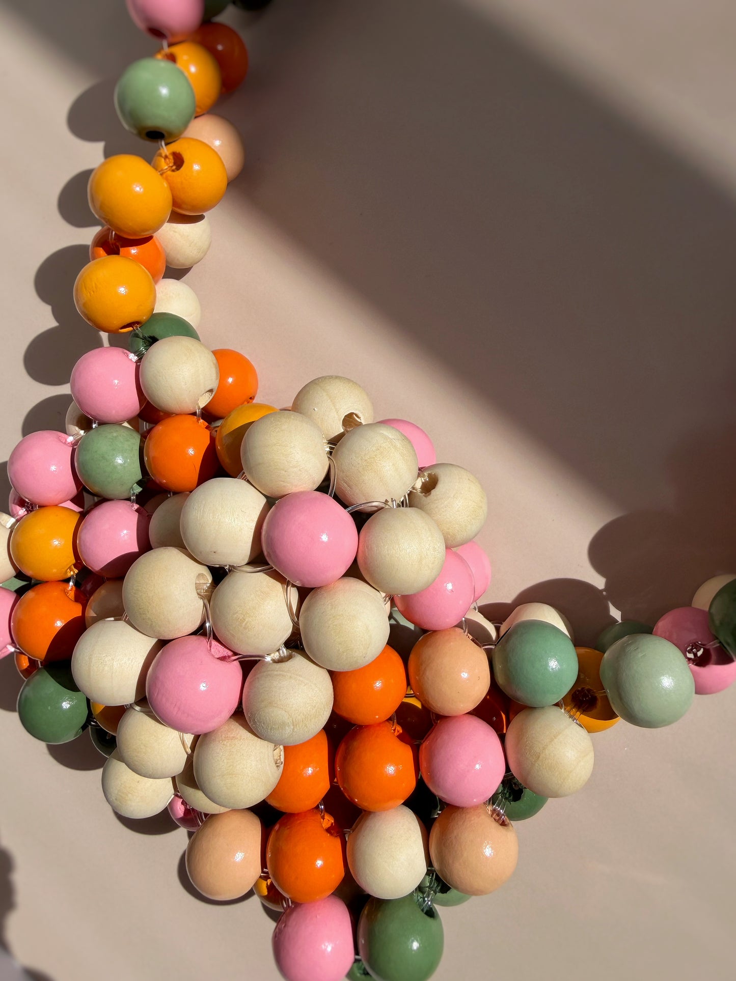 Sherbet Mini - Handmade Beaded Card Holder Bag