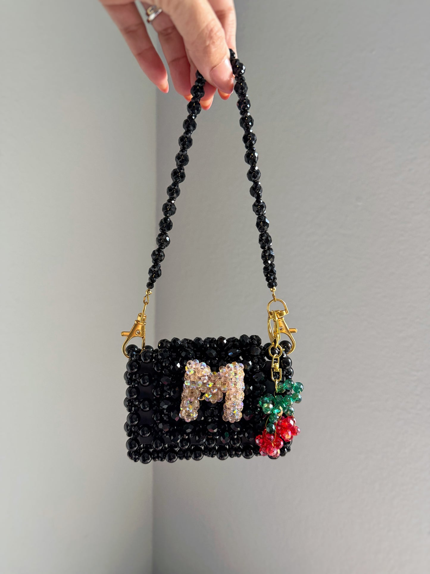 Chérie — Beaded Cherry Charm