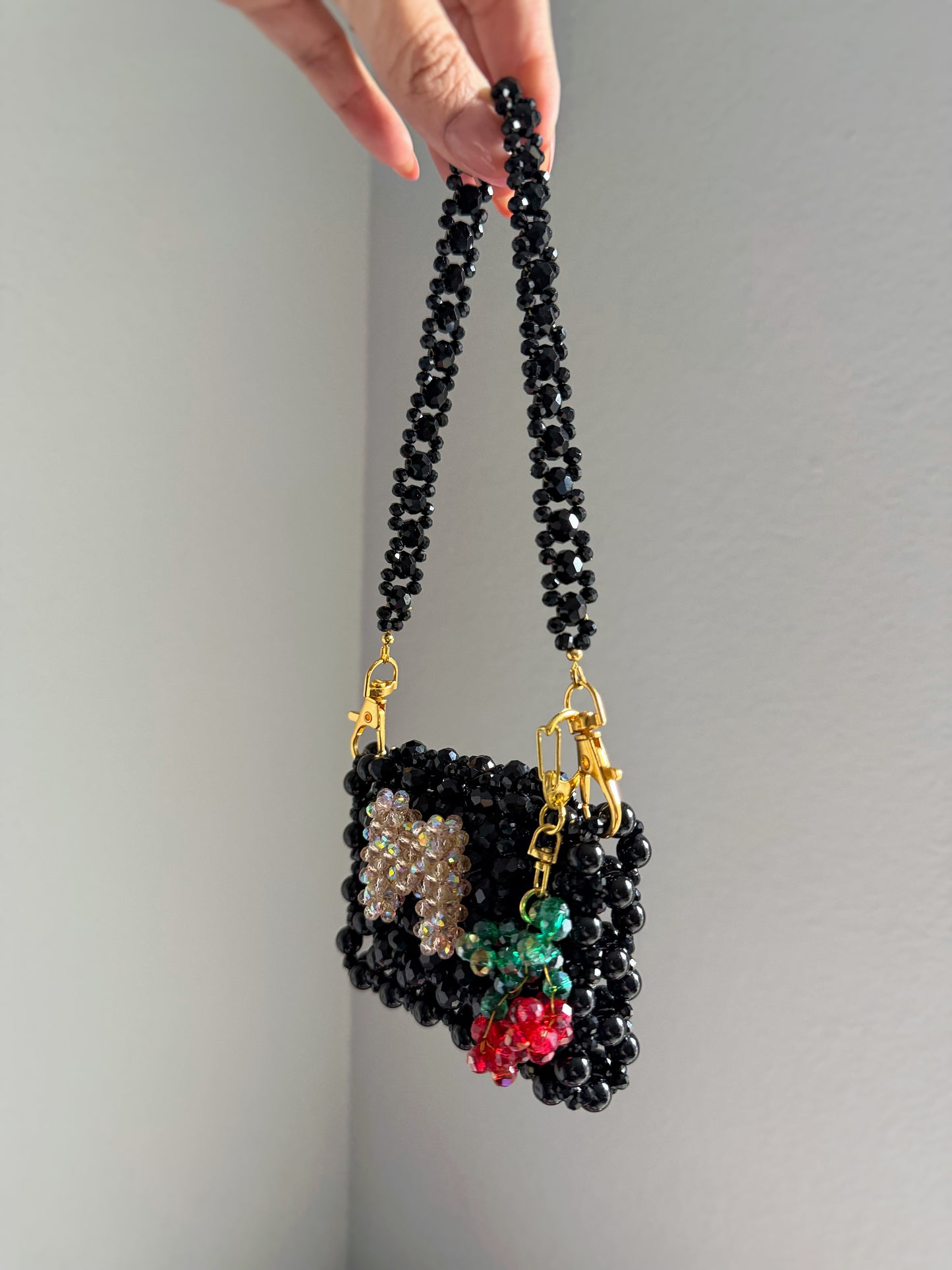 Chérie — Beaded Cherry Charm