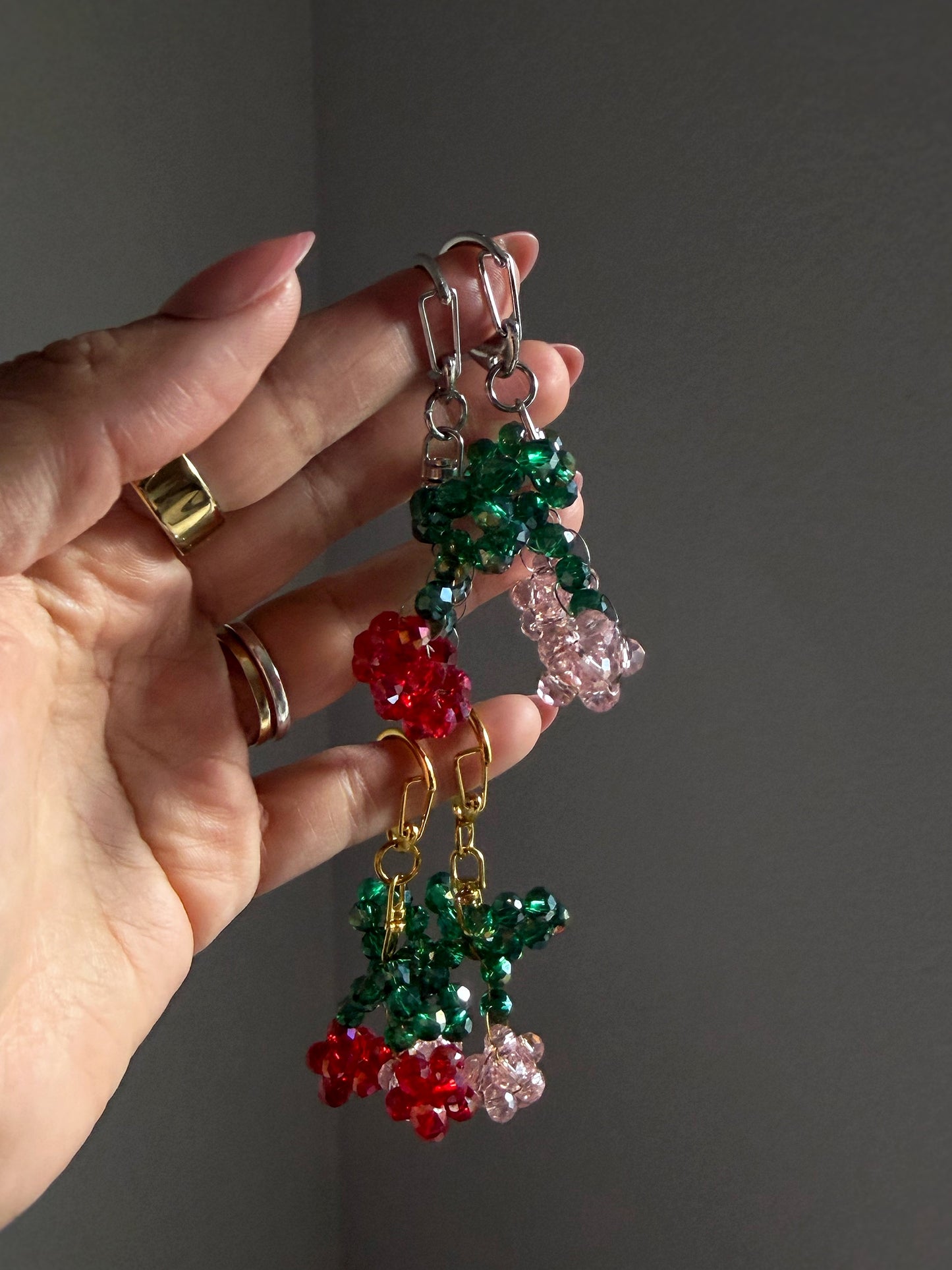 Chérie — Beaded Cherry Charm