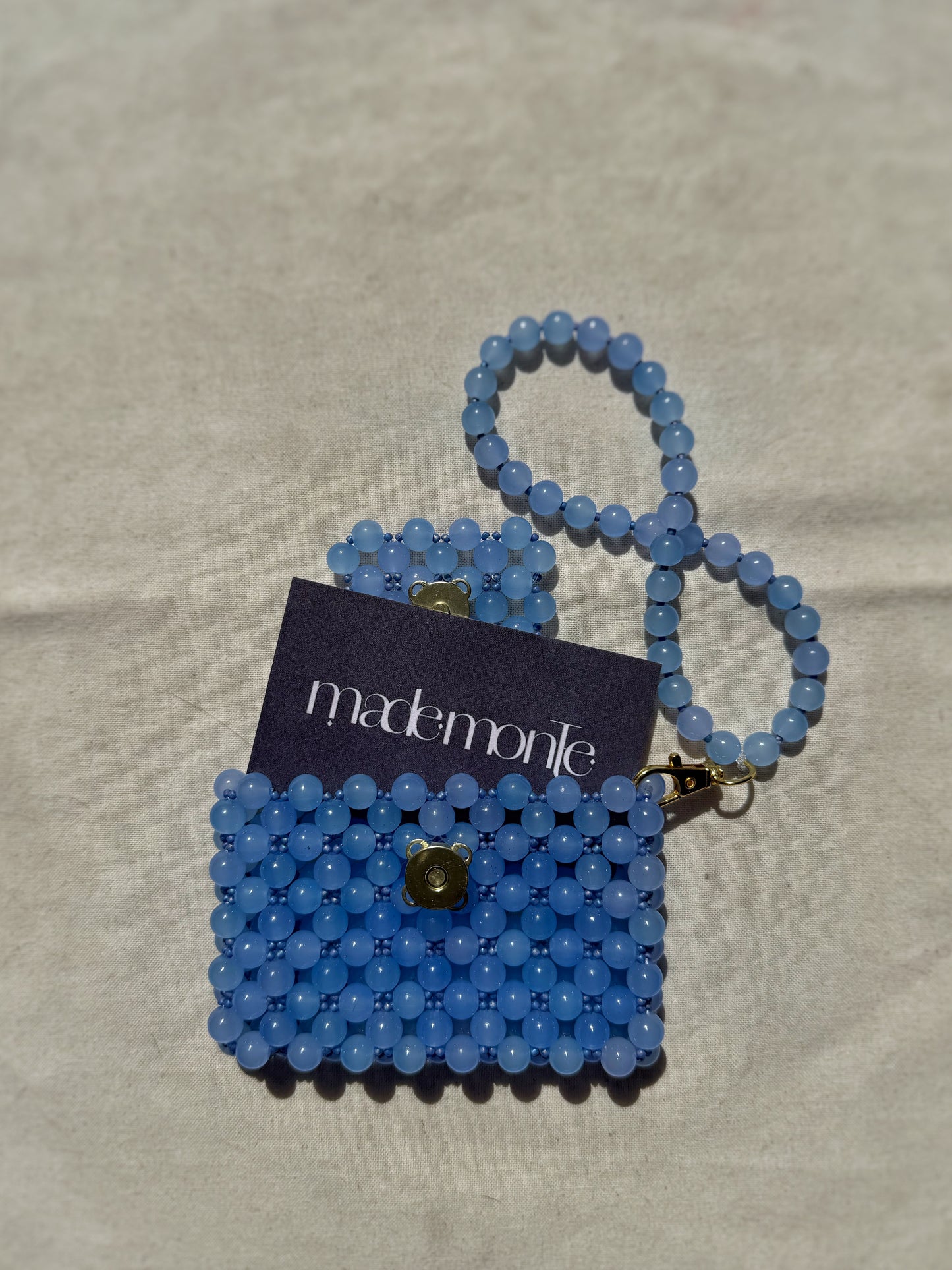 Jaqueline - Handmade Beaded Card Holder Bag